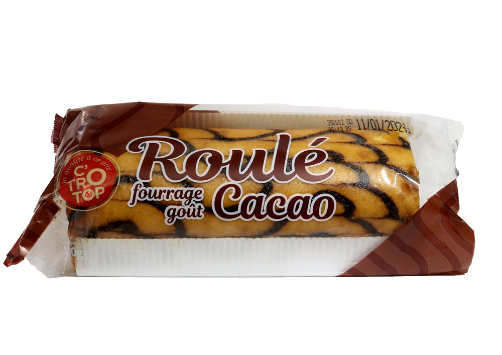 Roulé fourrage goût cacao