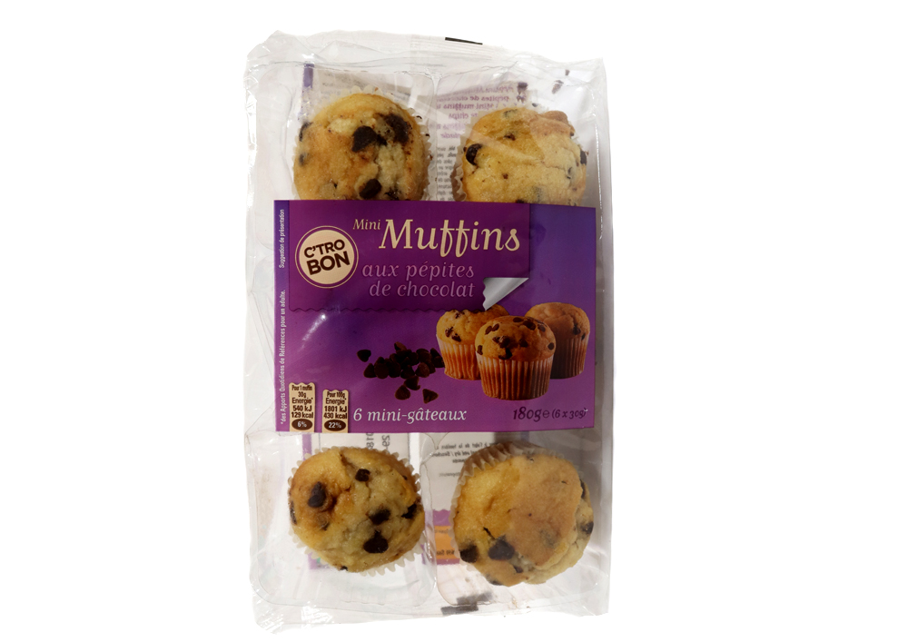Mini muffins au pépites de chocolat