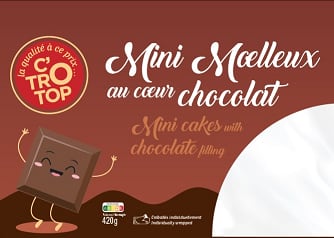 Mini moelleux au coeur chocolat x14