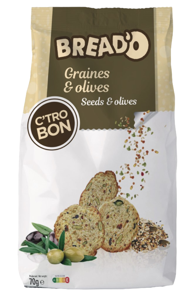 C'TROBON - BREAD'O - Graines et olives