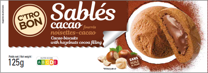 Sablés cacao C'TRO BON